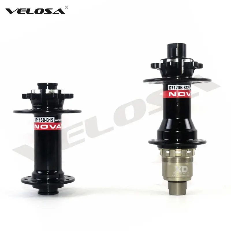 

Novatec D791SB-B15 D712SB-B12 MTB bike boost hubs,front 15x110, rear 12x148 boost version,steel axle for AM riding 32H