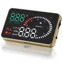 Лобового стекла Проекта Автомобилей hud head up display OBD2 Цифровой спидометр автомобиля Расход Топлива X6 3 «спидометр стайлинга Автомобилей