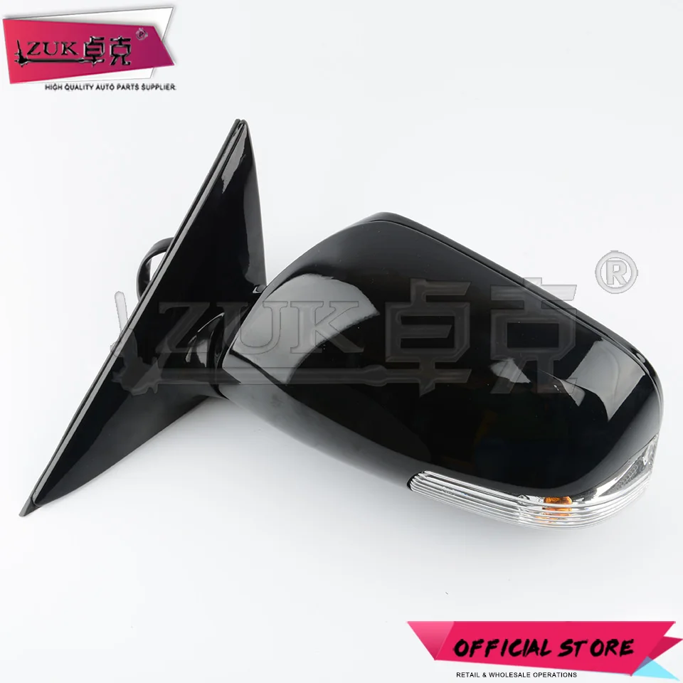  ZUK 2PCS Auto Folding Heating LED Car Outer Rearview Side Mirror Assy For TOYOTA CAMRY 2006 2007 20 - 32964025535