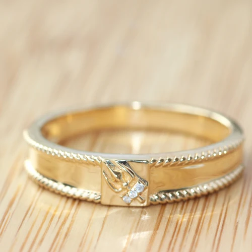 genuine 18k yellow gold 5mm real diamond engagement wedding ring for manmens engagement ring - Mens Wedding Rings Gold genuine 18k yellow gold 5mm real diamond engagement wedding ring for manmens engagement ring - Mens Wedding Rings Gold