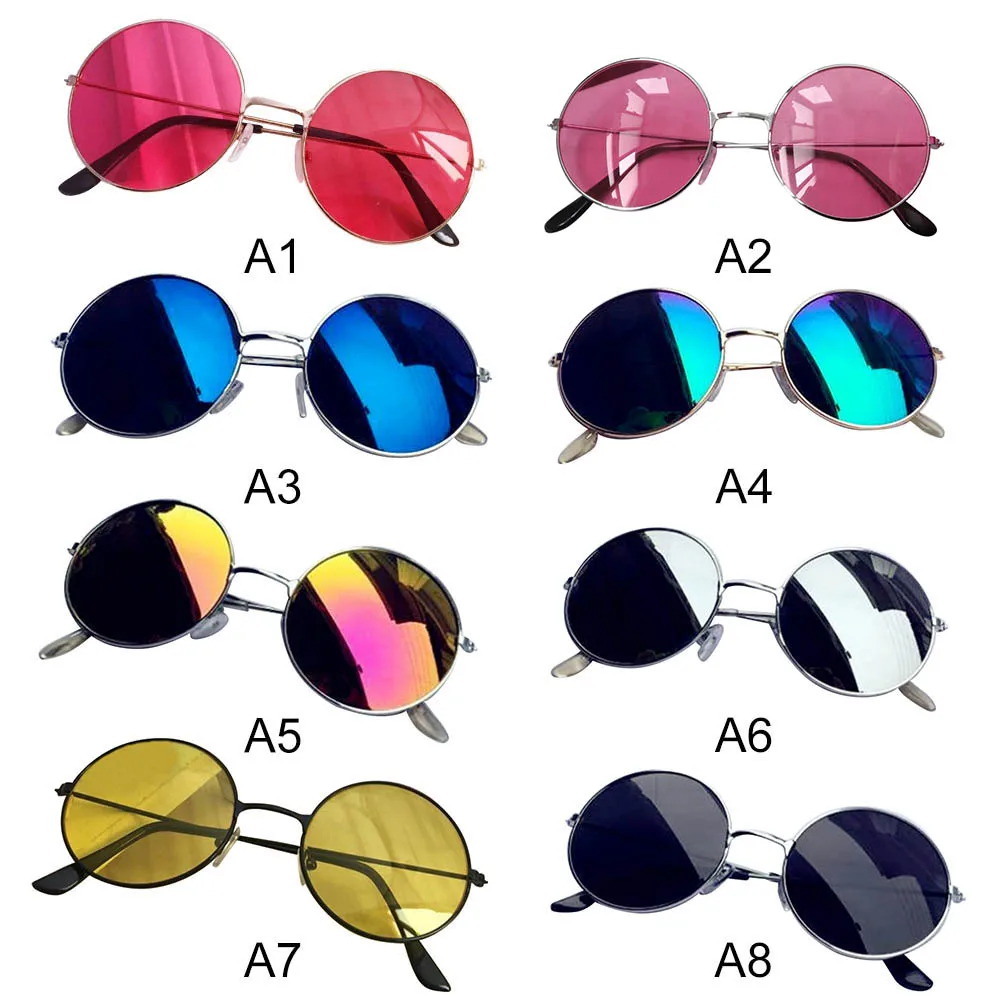 Женская мода Ретро Круглые Пластиковые очки линзы солнцезащитные очки оправа очки женские модные ретро круглые пластиковые очки для вождения