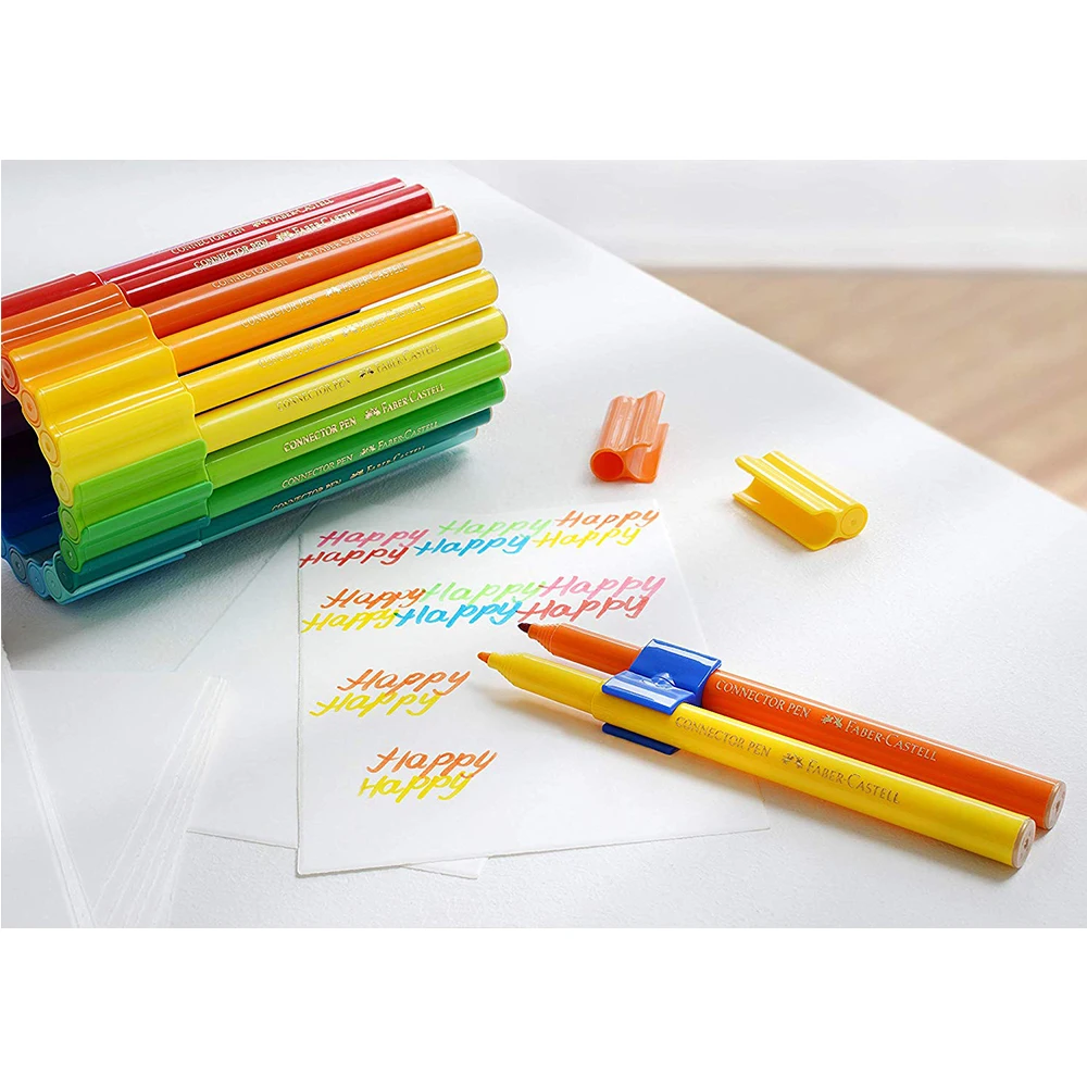 80 Color Art Marker Pen Connector Fibre Tip Pen Kids Water Colour Pen Watercolour Colouring Drawing Pens for Children Doodling