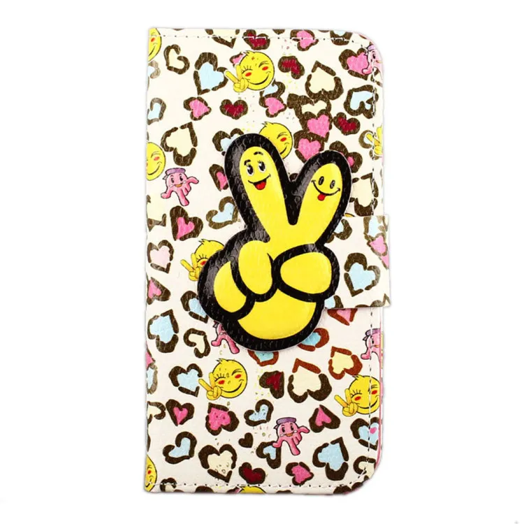 Нуэво Funda де piel пункт эль для iPhone 6 s Plus carcasas защитный girasoles линдос Смайлик estrellas Modelo