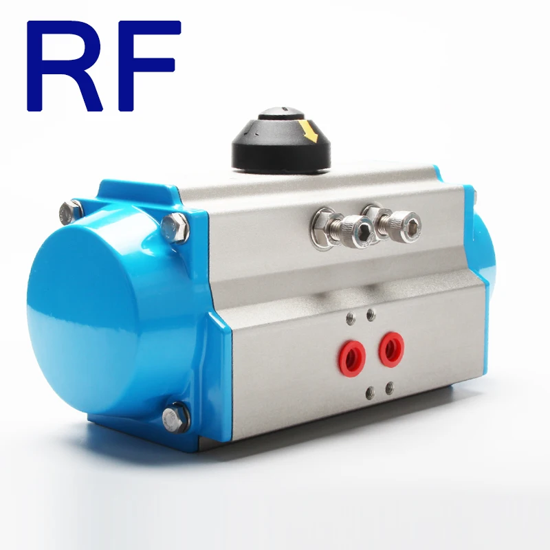 RF ACT-145S одиночный действующий пружинный возвратный роторный алюминиевый сплав Материал для шарового клапана и клапана-бабочки пневматический привод