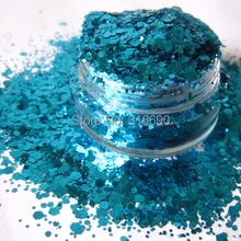 Устойчив к растворителям, синий цвет, с блестками, смесь для нейл-арта и ремесел