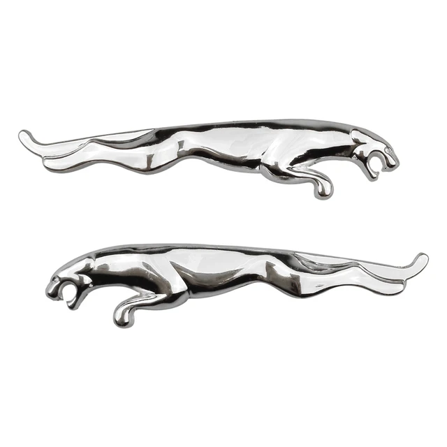 2pcs Car Styling Exterior Sticker Emblem Metal Trunk Tail Badge for
