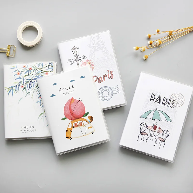 

Lovely Mini Colourful Rubber Cover Walkbook, School Four Seasons Flower, Romantic Paris, Fruit Star Notepad Office Supplies