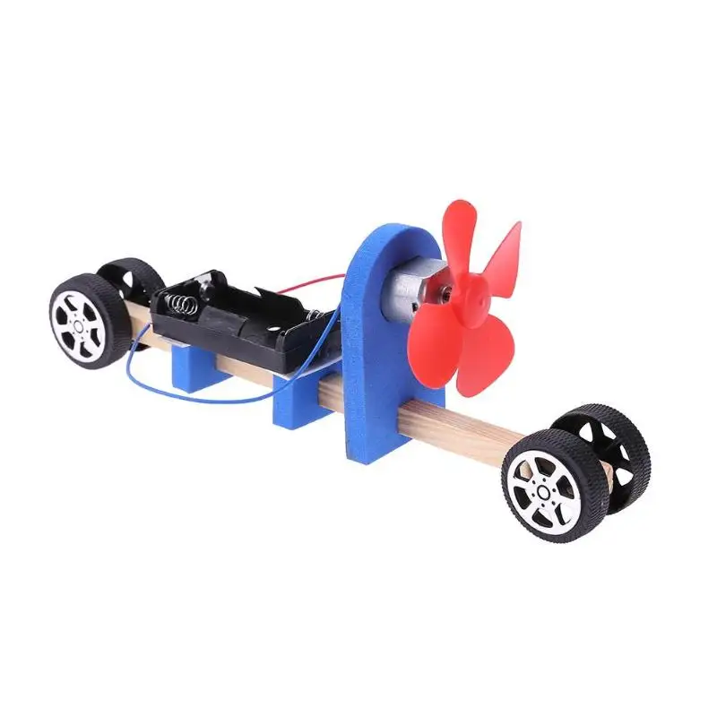 Скорость изменения гоночный автомобиль Малыш DIY собранная игрушка аэродинамический автомобиль материал инструмент транспортное средство обучающая игрушка для детей научная техника