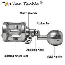 TopLine Tackle Max Drag 35kg Jigging Fishing Reel Anti Corrosion 9BB+2RB Speed Ratio 4.9:1 Sea Bass Boat Fishing Reel цена TopLine Tackle Max Drag 35kg Jigging Fishing Reel Anti Corrosion 9BB+2RB Speed Ratio 4.9:1 Sea Bass Boat Fishing Reel цены онлайн