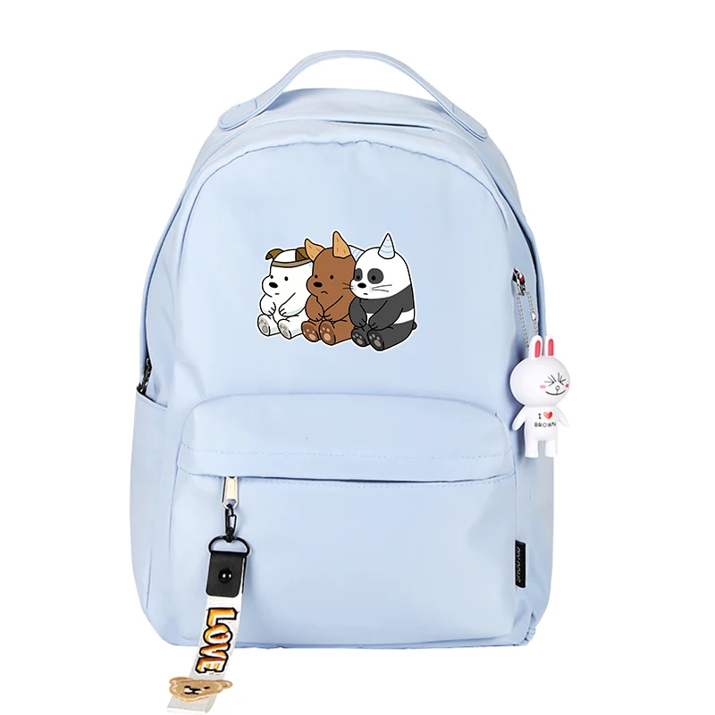Мы вся правда о медведях милый школьный рюкзак для девочек-подростков для детей по мотивам мультфильмов, Тетрадь сумки, сумки на открытом воздухе путешествия сумка рюкзак для студента