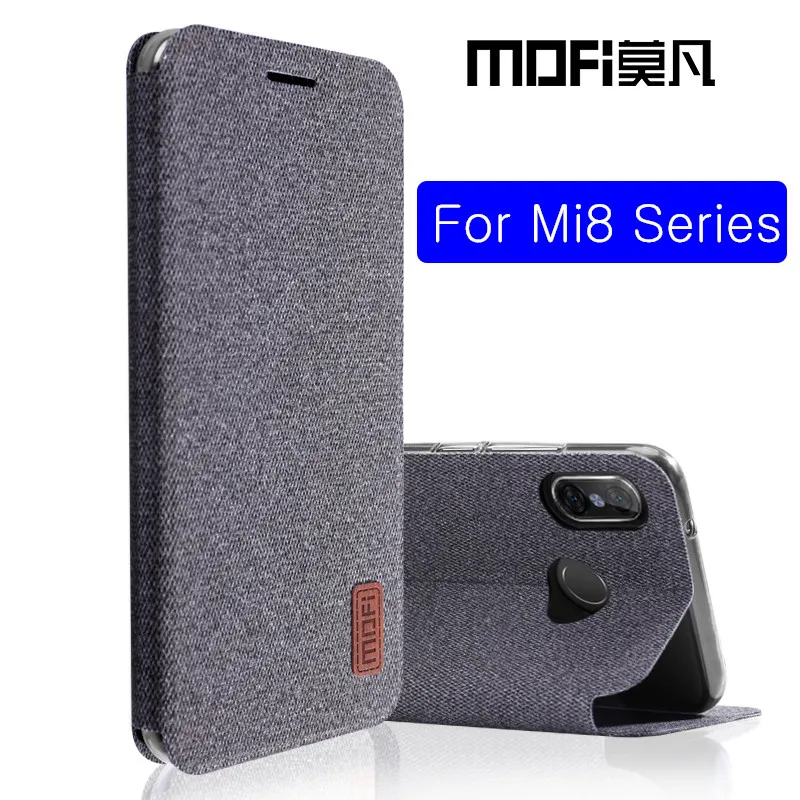 phone cases for xiaomi For Xiaomi Mi8 Case Cover Mi 8 Explorer Version Back Cover Silicone Fabric Shockproof Case Coque Capas MOFi Mi8 SE Case xiaomi leather case cosmos blue