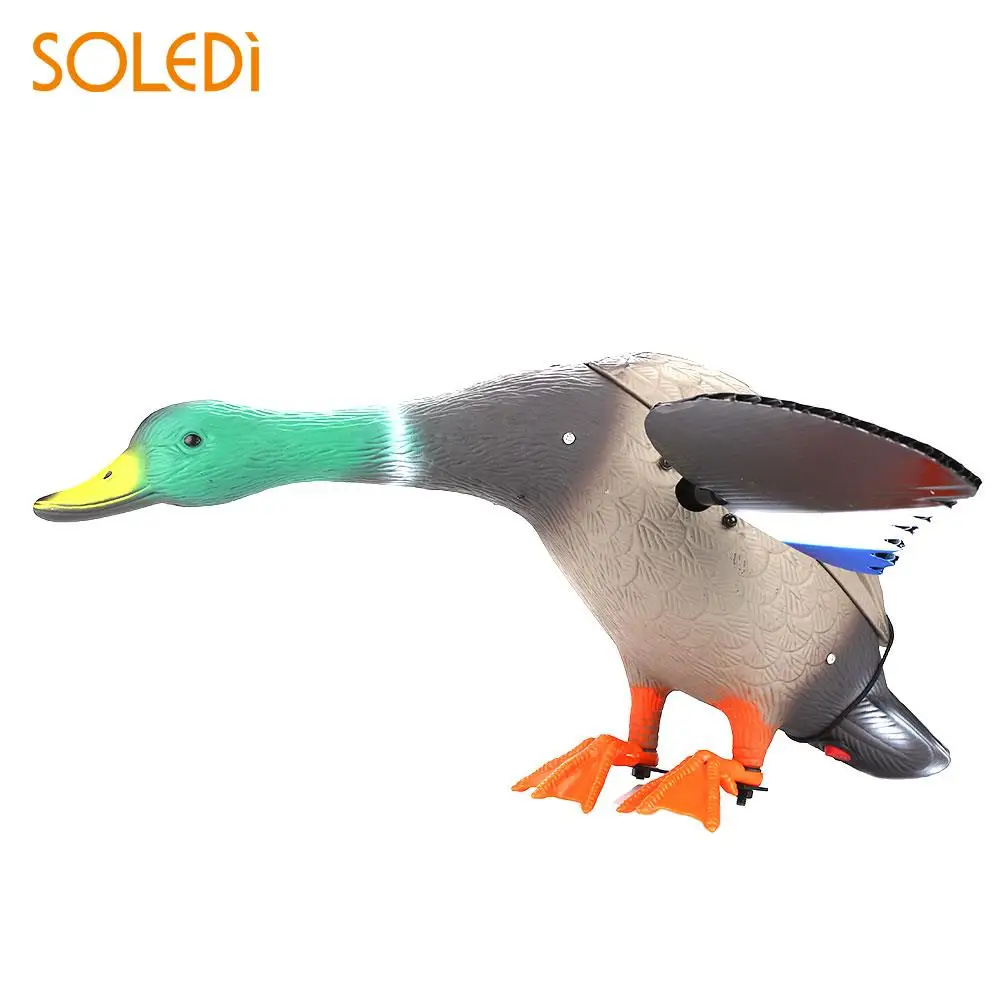 Duck Decoy Охота подсадная утка Пластик охотничьи манки культур от пугало с приводом от двигателя Творческий двор на открытом воздухе