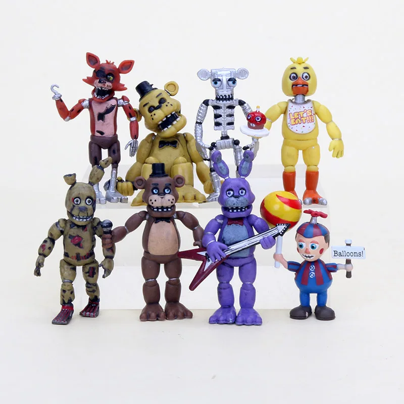 5 سنتيمتر Fnaf خمس ليال في فريدي بوني ماكر الذهبي فريدي بالون بوي لعبة عمل الشكل في شخصيات الدمى والحركة من الألعاب والهوايات على Www Unohama Club Store