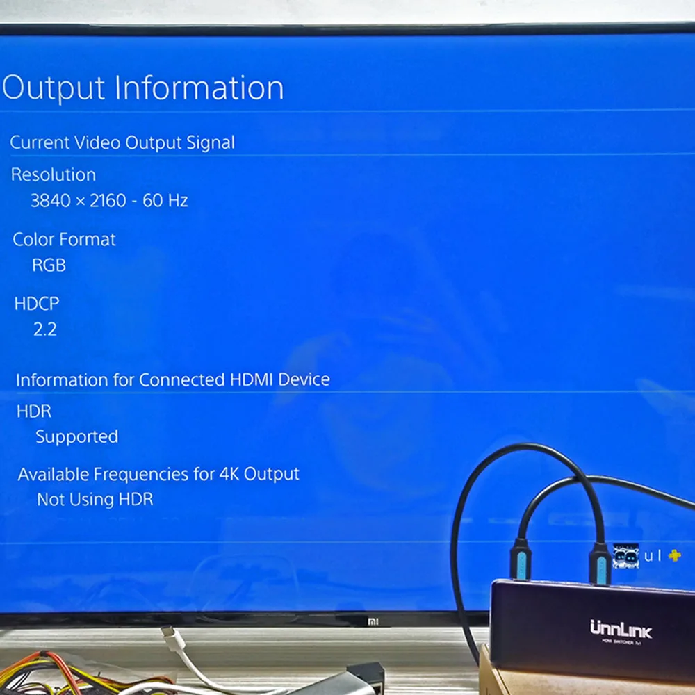 Unnlink HDMI коммутатор 3x1 5x1 7x1 HDMI 2,0 UHD 4 k@ 60Hz 10Bit HDR HDCP2.2 с ИК-пультом для Xbox one s/x PS4 pro Smart Светодиодный ТВ-приставка
