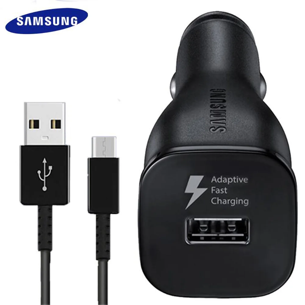 

Original For Samsung car charger adaptive fast charging adapter for galaxy s4 s6 s7 edge a8 a5 a3 a7 j3 j5 j7 Micro USB cable