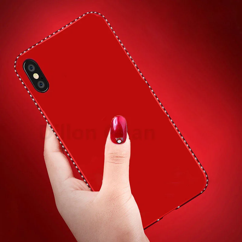 Luxury Bling Diamond phone Case on for iphone XS XR Max Soft Silicone TPU Cover X 5 5S SE 6 6s Plus 7 8 |