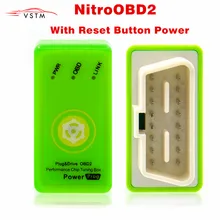 Potenciador Prog para coches de bencina, generación de Nitro OBD2 con botón de Reinicio, más potencia y torsión que la afinación NitroOBD2, Envío Gratis