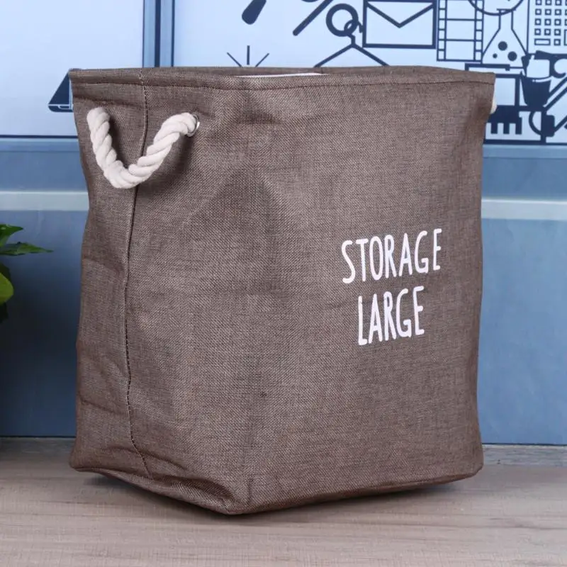 سلة الغسيل القابلة للطي سعة كبيرة صندوق تخزين لعبة الملابس القذرة أشتات المنظم الحاويات المنزل تخزين المنظمون