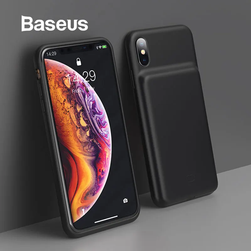 

Baseus Battery Case For iPhone X Xs Max Xr External Battery Charging Pack Backup Case For iPhone Xs Battery Phone Charger Case