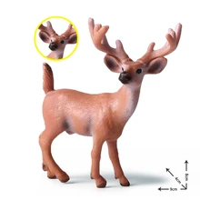 plastic toy deer Action Toy Figures Children's Simulation Wild Deer Animal Toys Model Set anime toys for girls boys kids home plastic toy deer Action Toy Figures Children's Simulation Wild Deer Animal Toys Model Set anime toys for girls boys kids home