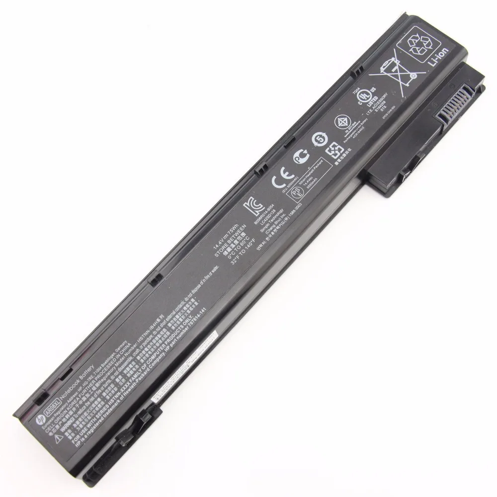 Новая настоящая аккумуляторная батарея для ноутбука HP ZBook 15 G2 17 707614-121 707615-141 AR08 AR08XL