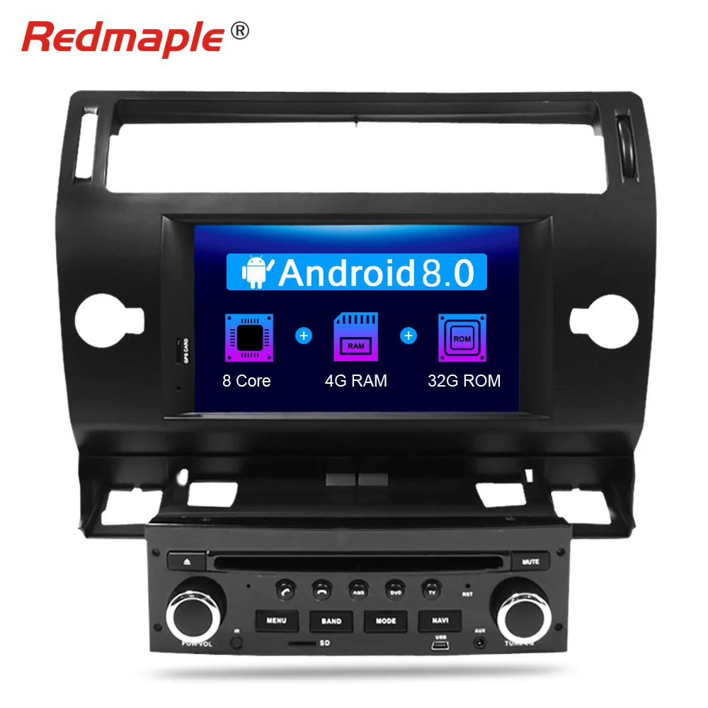 

Octa Core Android 9.0 Car Radio GPS Navigation Multimedia Stereo For Citroen C4 C-Triomphe C-Quatre 2004-2009 Auto DVD Player