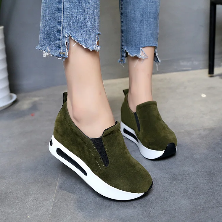 

women flats fashion platform loafers women shoes tenis feminino flock shoes for women spring autumn slip on casual shoes women 8