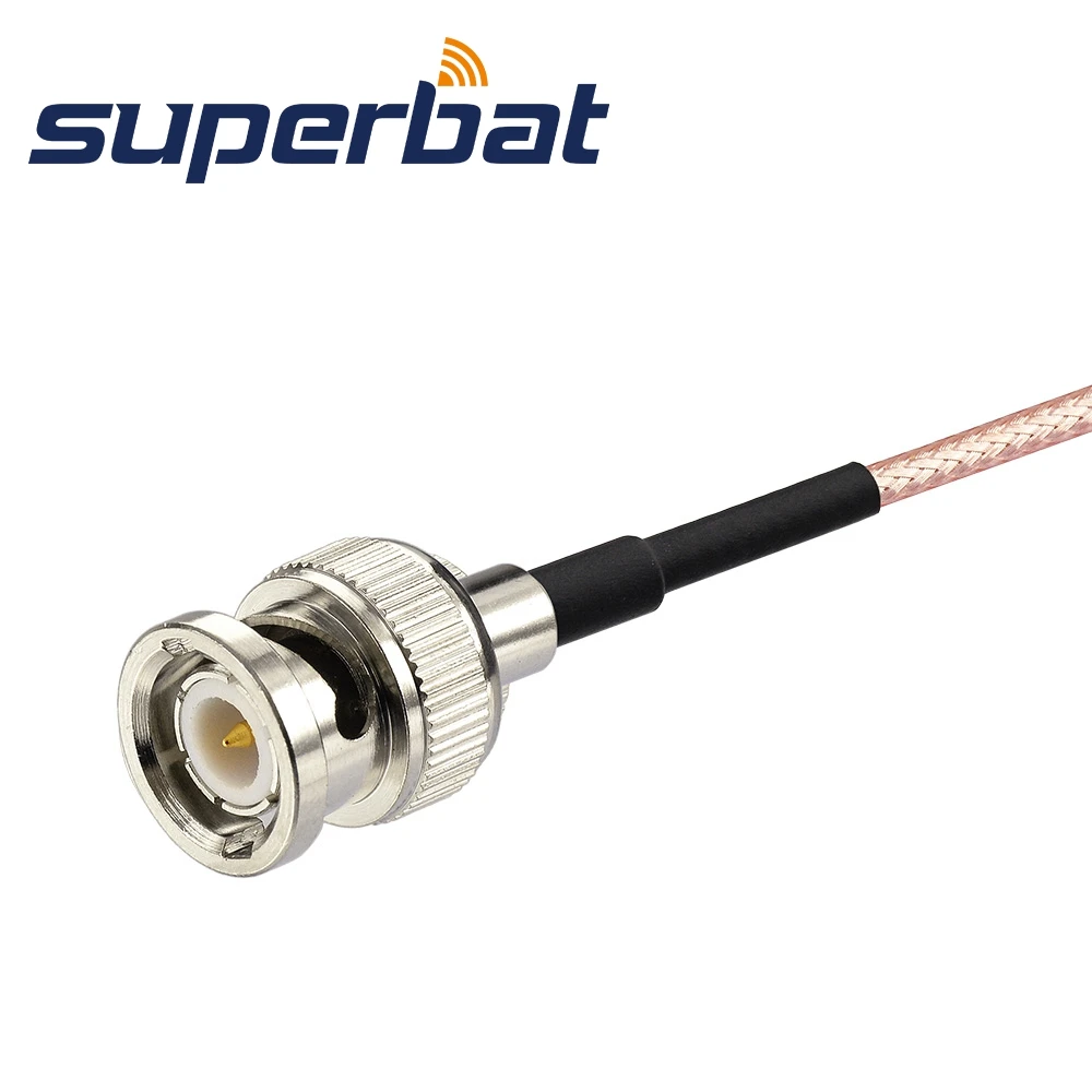 Superbat BNC штекер в гнездо гайка переборка обжимной РЧ коаксиальный кабель для RG316 15