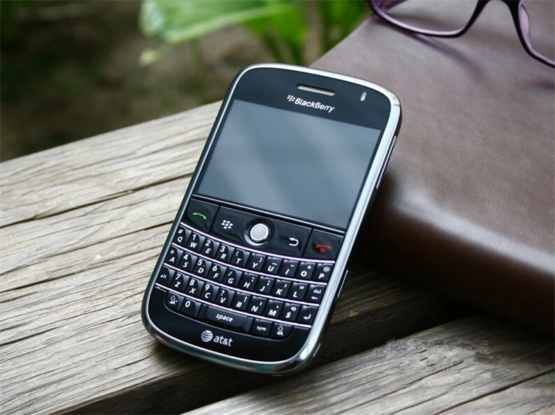 9000 Оригинальный разблокированный мобильный телефон Blackberry Bold GPS WIFI 1350 мАч б/у