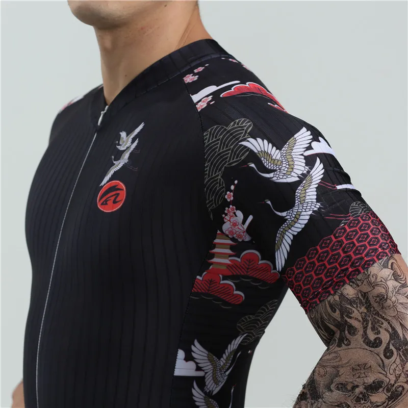 Summer sexy cycling skinsuits BOESTALK men short sleeve classic tights ropa ciclismo hombre triathlon suit bike sports set