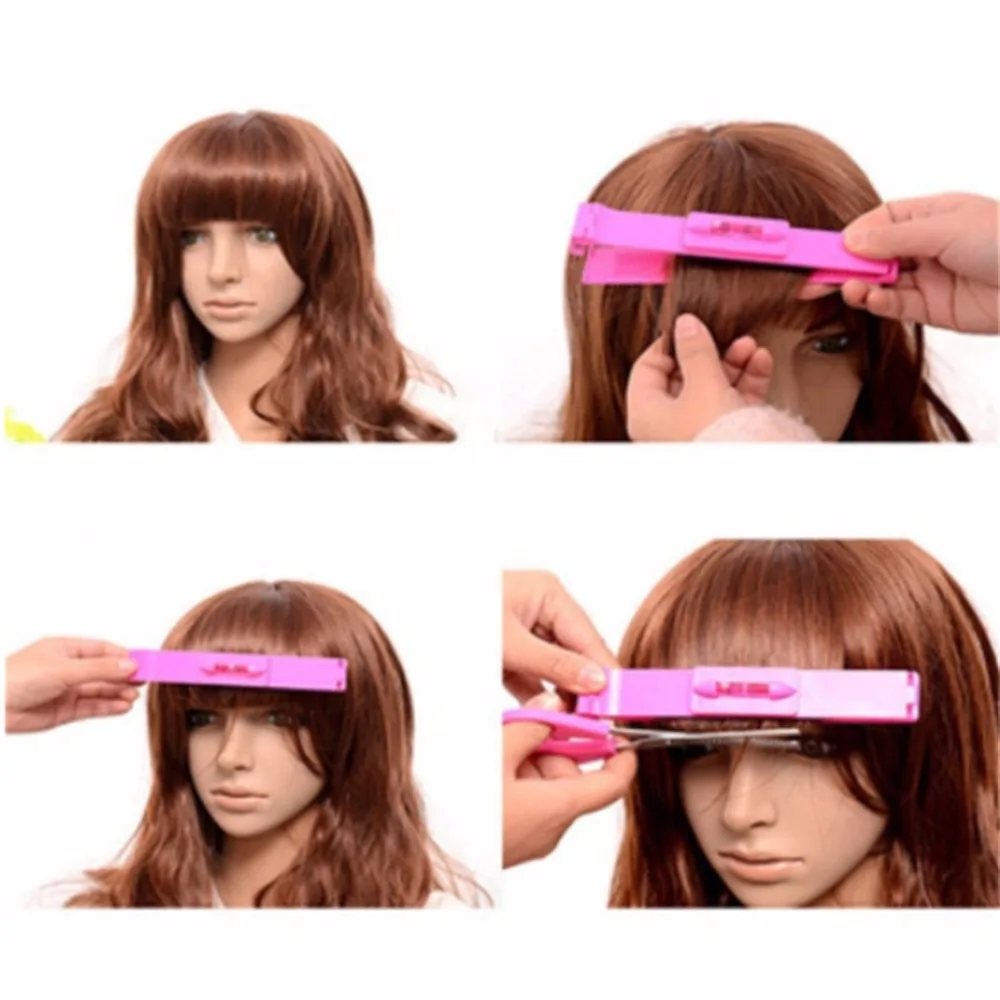 Professional Hair Cutting Guide Level Ruler Hair Bang Cutting Comb