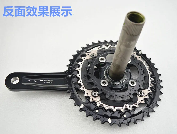 170 мм shimano Deore FC-M612 шатун 3*10S 30S MTB велосипед Передняя цепь колеса M610 40T включает bb52