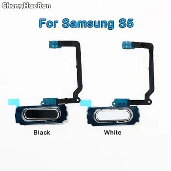 

ChengHaoRan Black/White Home Button Keypad Flex Cable Ribbon Parts For Samsung Galaxy S5 G900 G900F G900A G900H