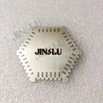 

Free Shipping Wet Film Comb Aluminum Wet Diaphragm Comb Wet Film Thickness Gauge 25-3000um