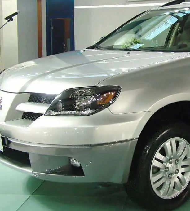 Для MITSUBISHI Outlander 04-06 крышка фары абажур корпус противотуманных фар абажур фары крышка объектива Стекло