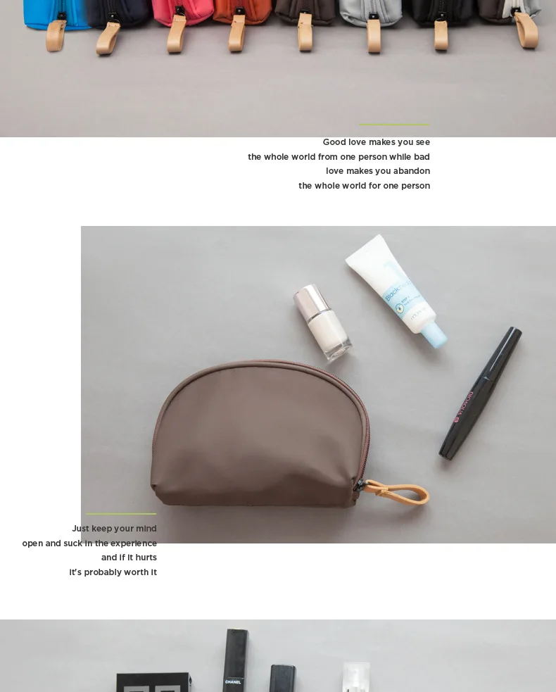Portable Women Cosmetic Makeup Bag Cases Travel Small Storage Brush Organizer Toiletry Bag Professional Necessaries Beauty Pouch (12)