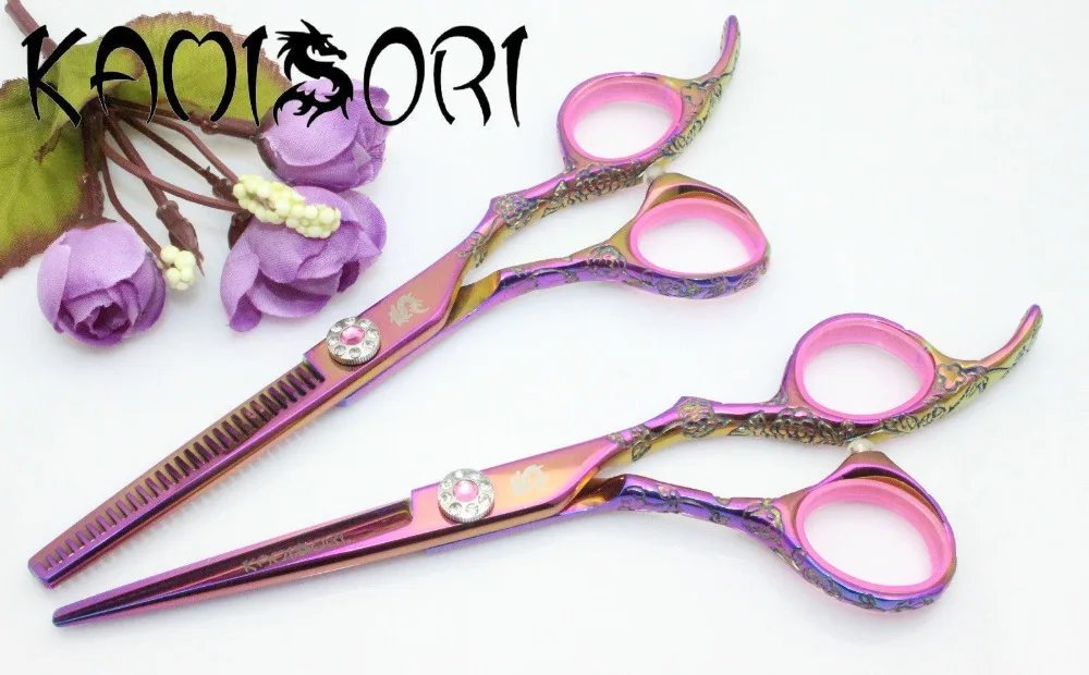 6.0inch Kamisori Jewel Shears Set Japanese Hitachi 440C Steel +Free