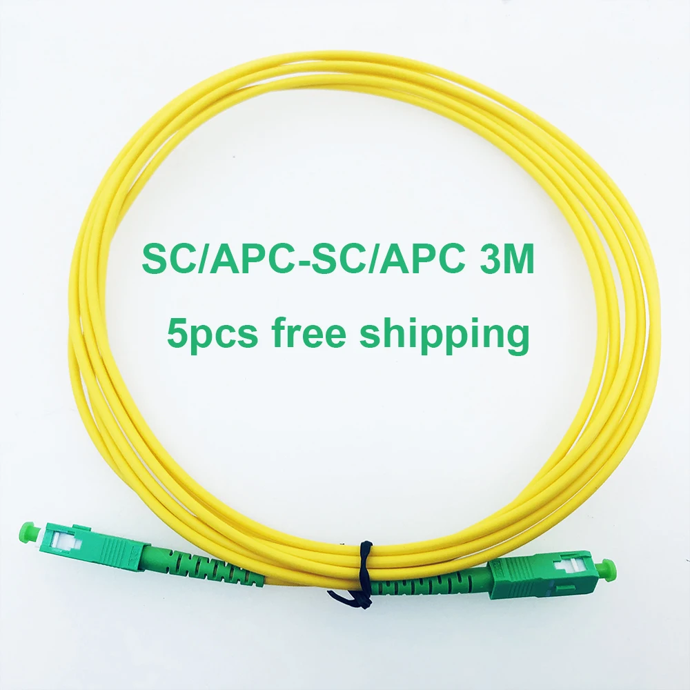 5 шт. SM SX 3 м APC/Φ/SC 2 0 мм или Стандартный Волоконно оптический патч корд