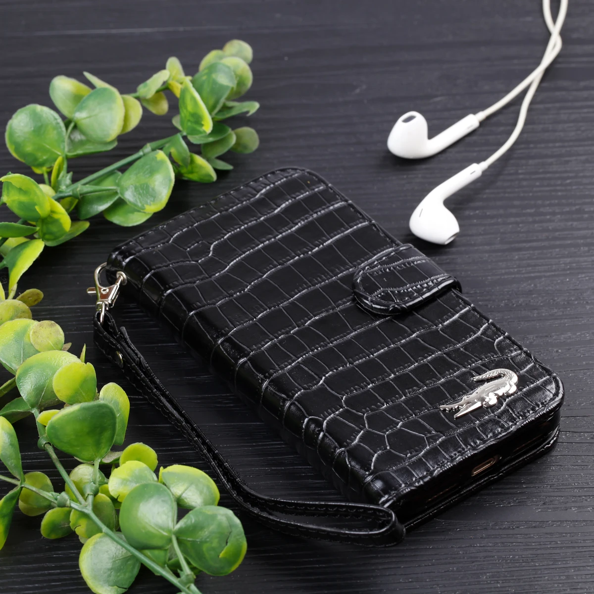 

For iphone X Case Luxury Crocodile Pattern Leather Case for iphone 5 5S SE 6 6S 7 8 Plus X Fashion Funda for iphone 7 Capa