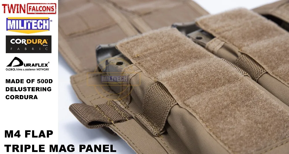 M4 FLAP TRIPLE MAG PANEL CB-6