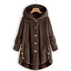 Chaqueta de otoño e invierno para mujer, abrigo peludo de talla grande 5XL, chaqueta mullida cálida, abrigo, suéter prendas de vestir femeninas C65, novedad de 2022 ► Foto 2/6