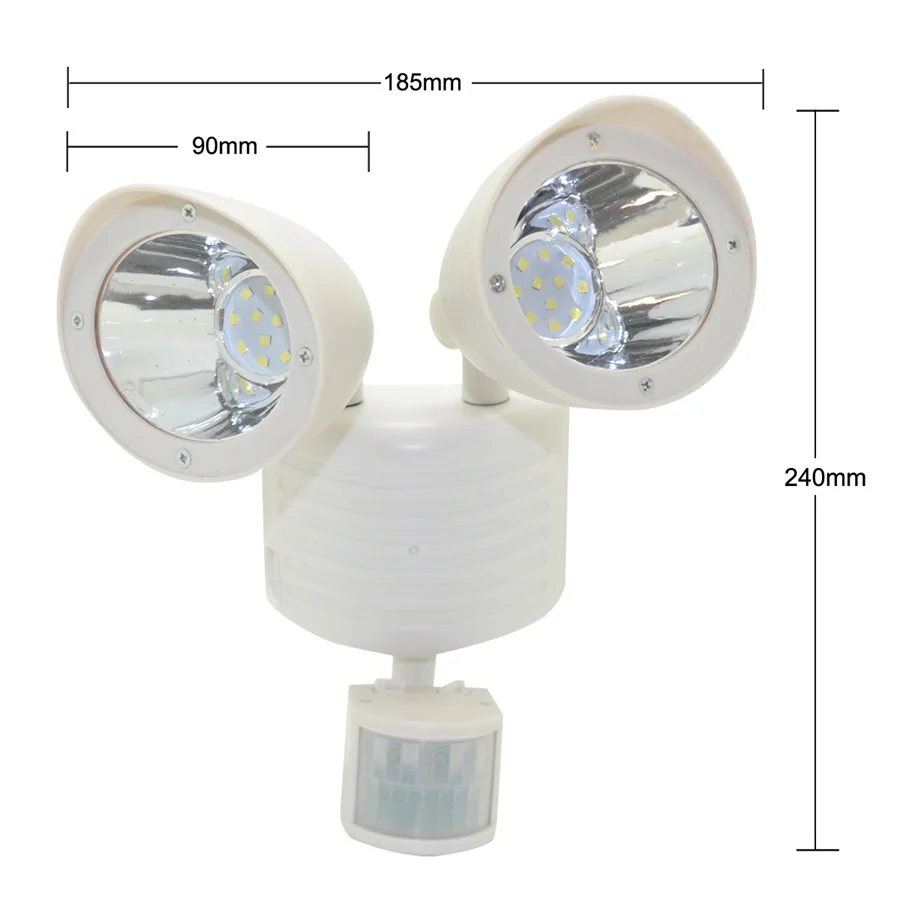 22LED PIR датчик движения солнечные лампы Открытый водонепроницаемый уличный Сад