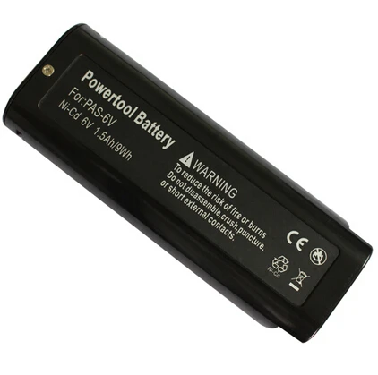 

Electric Power Tool Accessories For PASLODE 404717 B20544E BCPAS-404717 BCPAS-404717SH Nail Gun Battery 6V 1500mAh NI-MH/CD