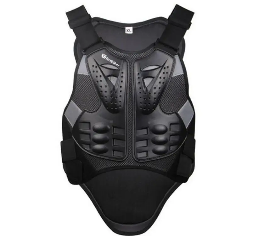 

HEROBIKER Motocross Racing Armor motorcycle jacket protection for the body with a reflective strip black armor motorcycle