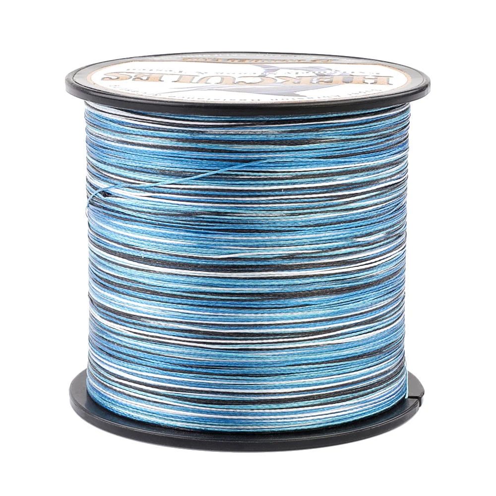 Hercules Fishing Line 4 Strands Carp Accessories 100-2000M PE Braided Wire Camo 6-100LB Fishing Cord Pesca Supplies Tackle 3
