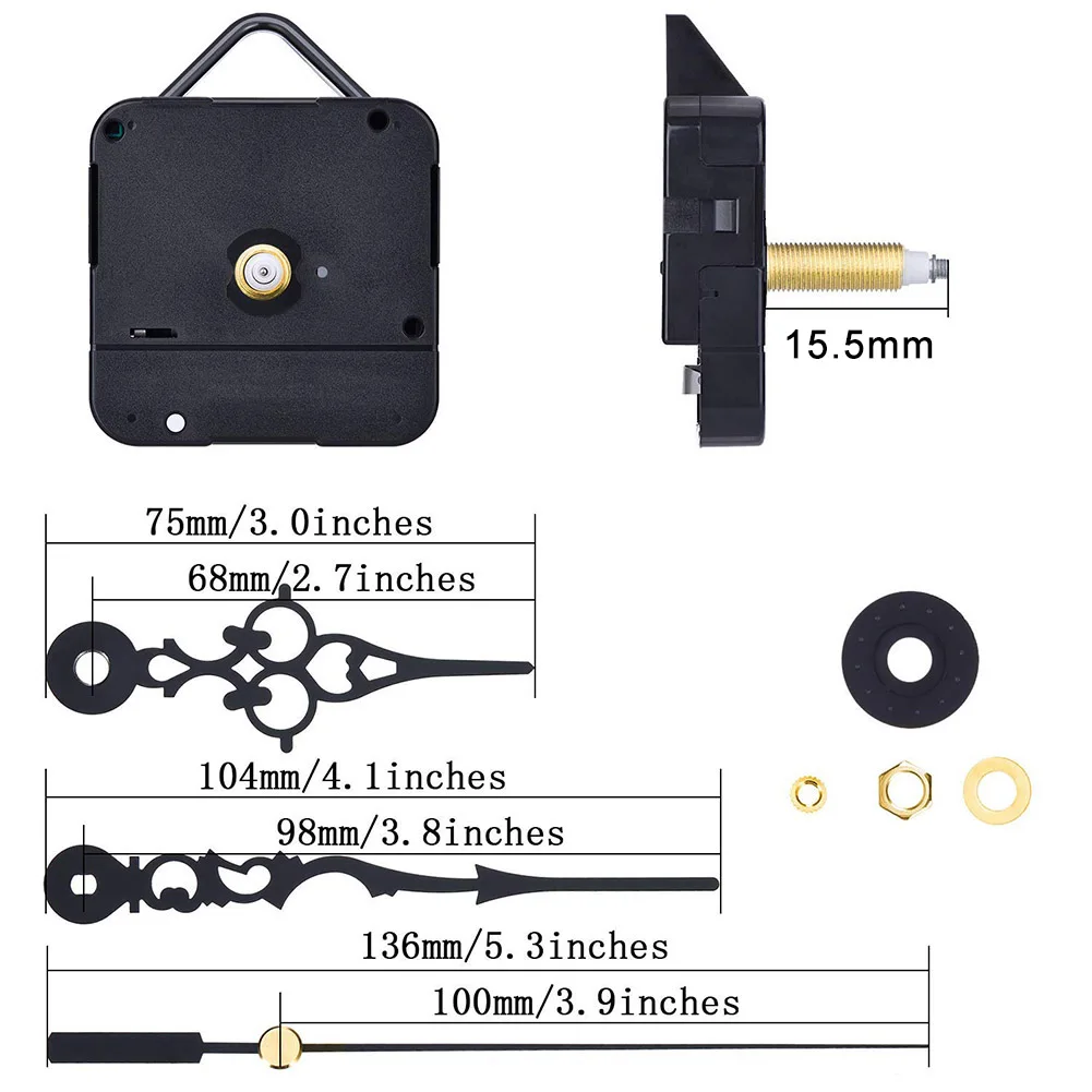 

New High Torque Clock Replacement Quartz Wall Clock Movement Mechanism Replacement Parts Kit SF66