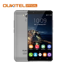 Oukitel U16 Max android 7.0 mtk6753 octa core smartphone 3g ram 32g rom 6.0 "huella digital touch id del teléfono móvil 4000 mah teléfono celular(China (Mainland))