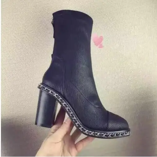 Venta Cuadradas Rodilla as Mujer Marca Cordones As Con De 2018 Moda Picture Hasta Tacón La Invierno Zapatos Caliente Alto Picture Para Mujer Botas Zpatos EqYH0T