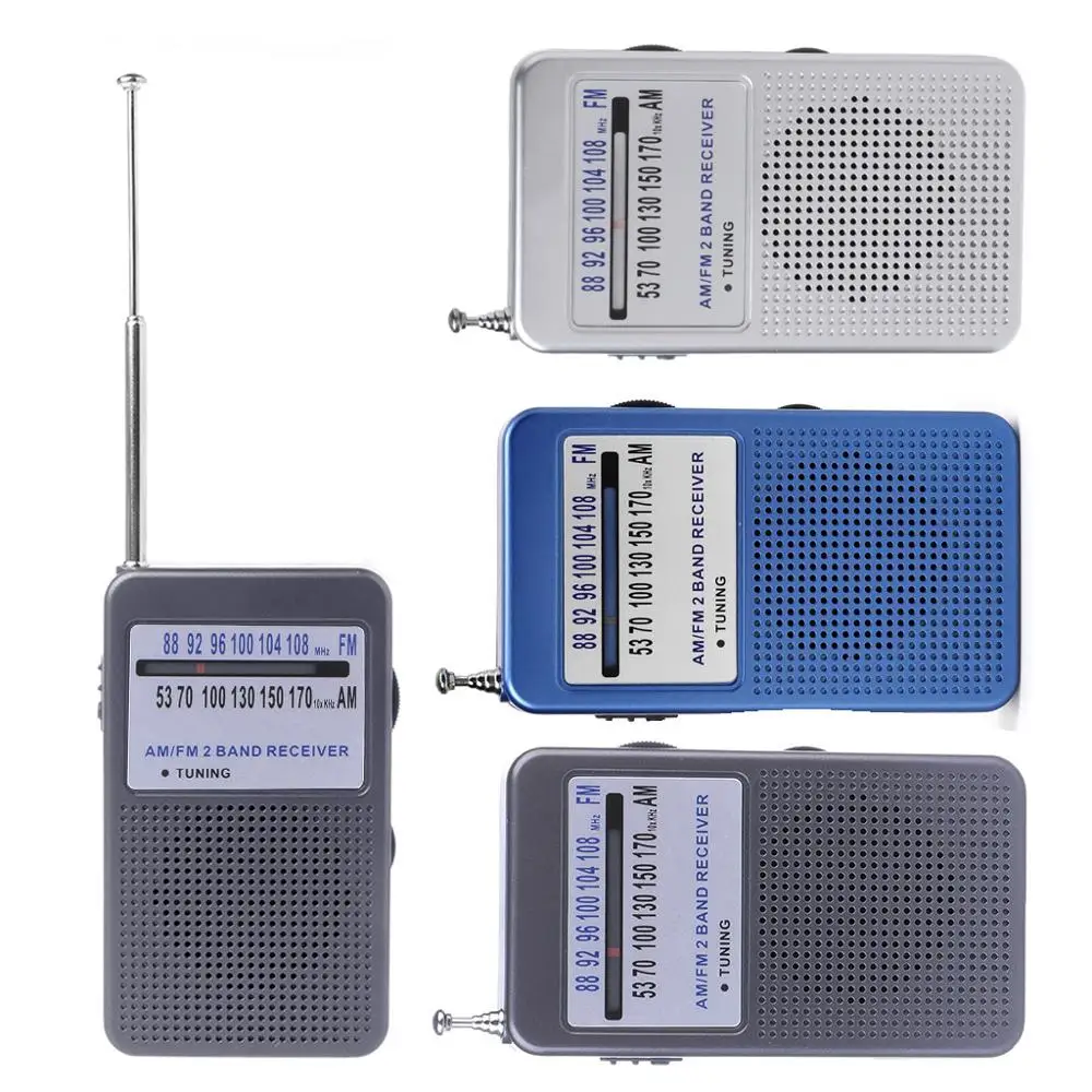 1 шт. Новый OOTDTY портативный AM/FM 2 диапазона цифровой дисплей карманный
