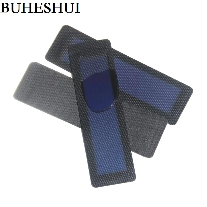 Buheshui 0.5 Вт Гибкая солнечных элементов аморфного кремния Складная очень тонкий Панели Солнечные DIY телефон Зарядное устройство 3 шт./лот